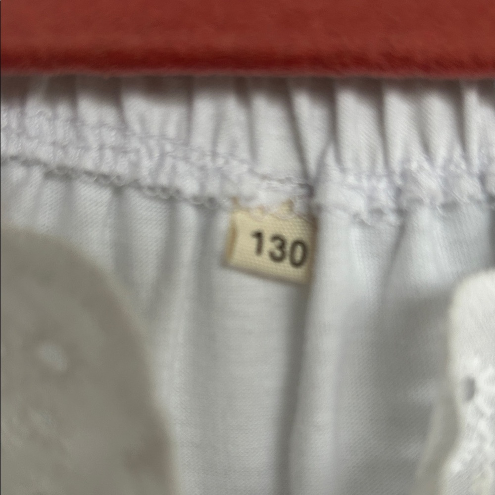 Charming White Kids Nightgown - Picture 5 of 5
